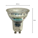 LED GU10 Spot - 5 Watt - 260lm - Dim to warm - afmetingen