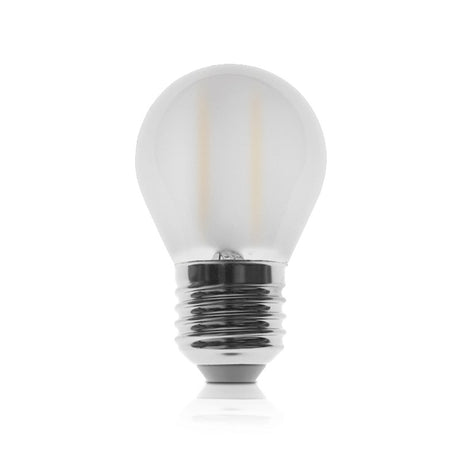 LED Mini Filament lamp dimbaar - Frosted glas - 2W - G45 - E27 - 2700K