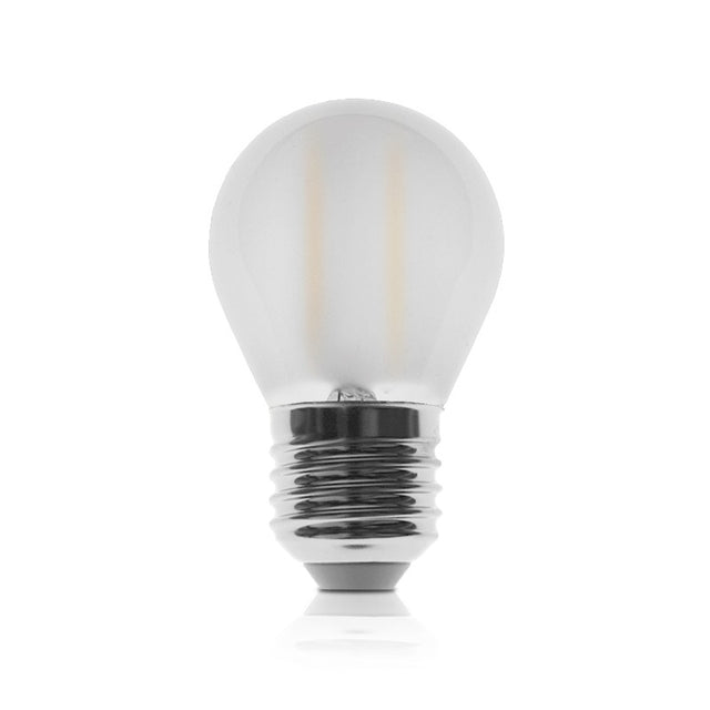 LED Mini Filament lamp dimbaar - Frosted glas - 2W - G45 - E27 - 2700K