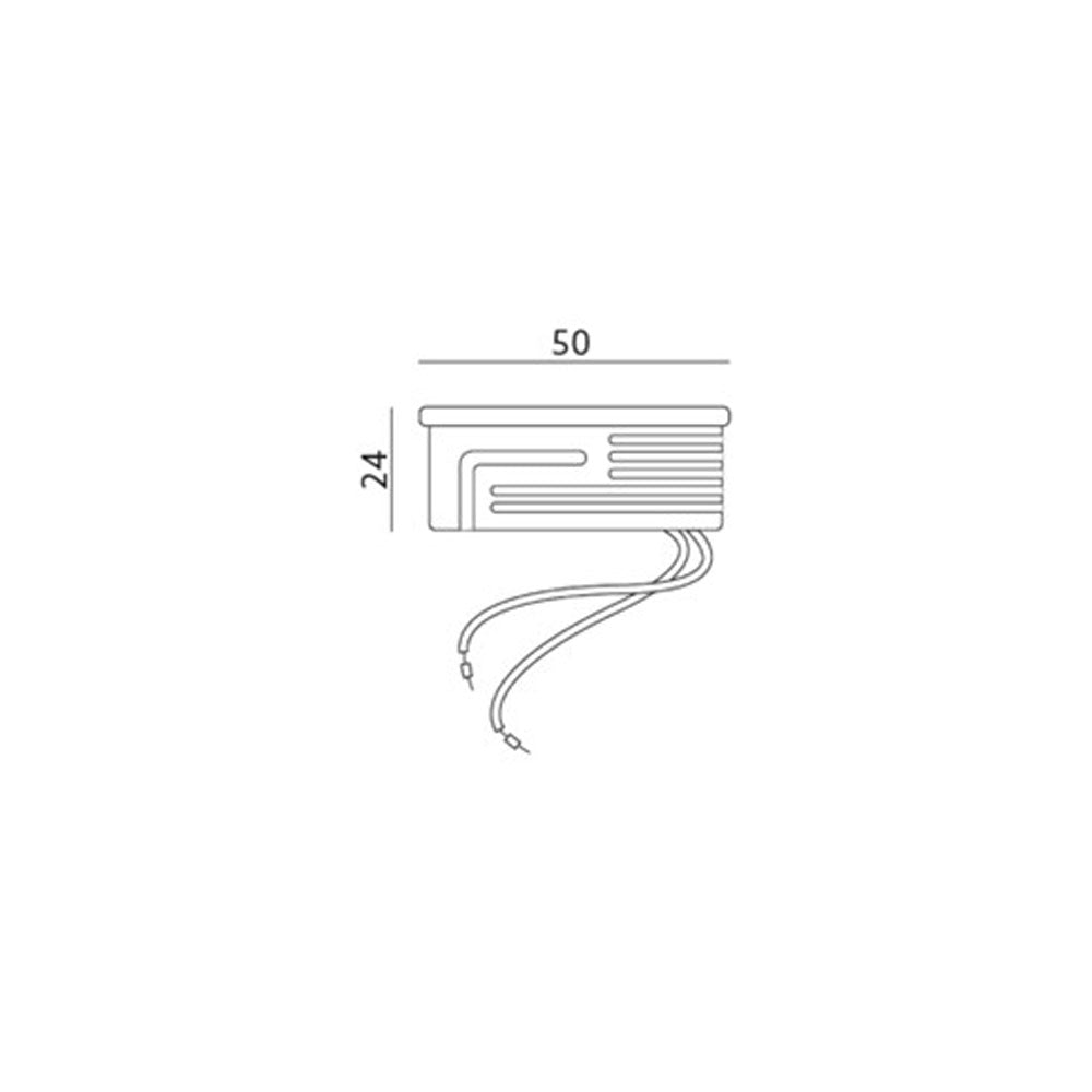 LED Module 5W | 230V | Milky | 3000K - Warm wit