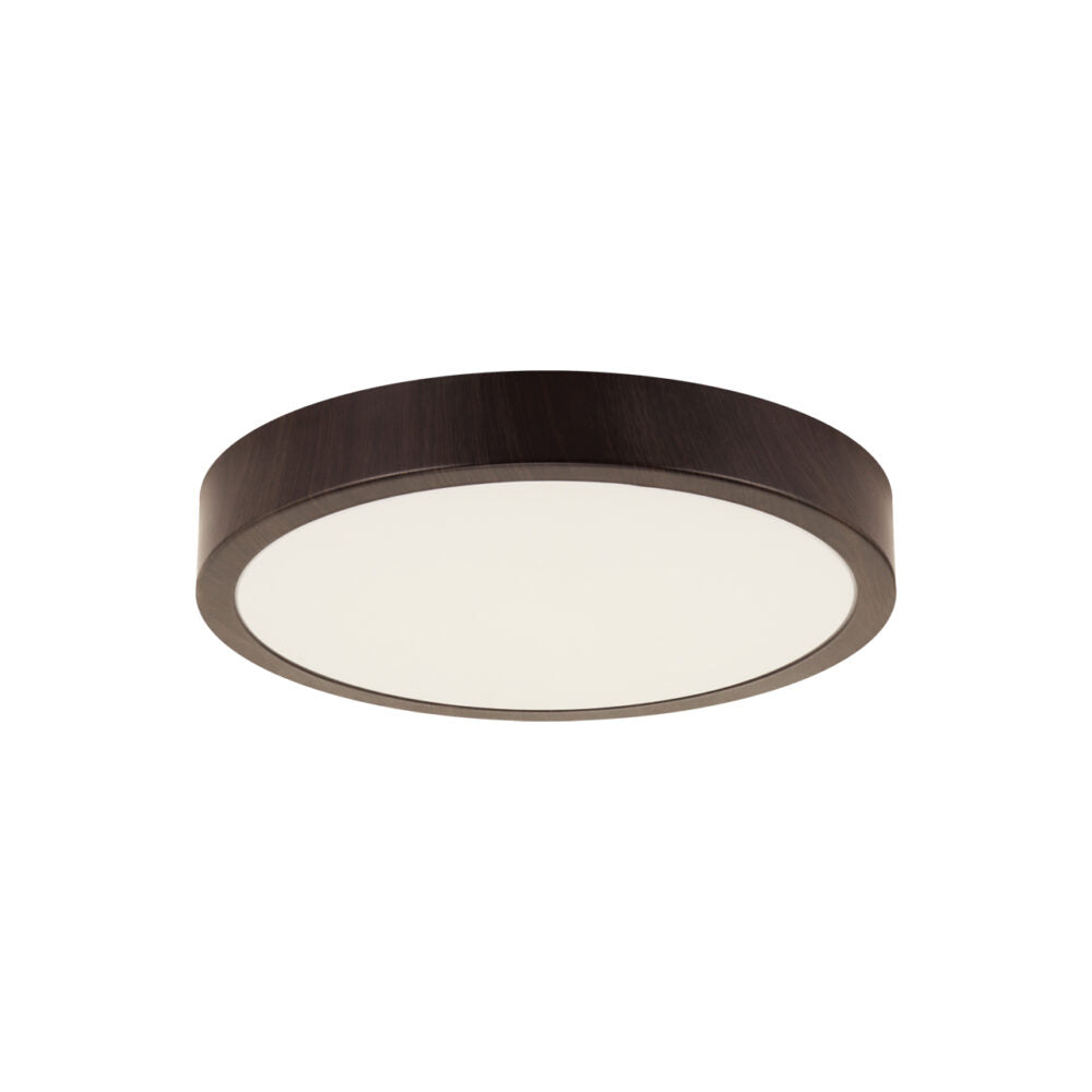 LED Plafondlamp rond - 18 watt - Mat chrome - IP20 - 4000K (naturel wit) - vooraanzicht