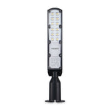 LED Straatlamp zwart PLAYA - Eco serie - 30W - IP65 - 100lm-w - 5000K - vooraanzicht 2