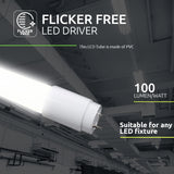 LED T8 TL buis niet dimbaar 120 cm 18 watt eco serie template - lumen en flikkervrij