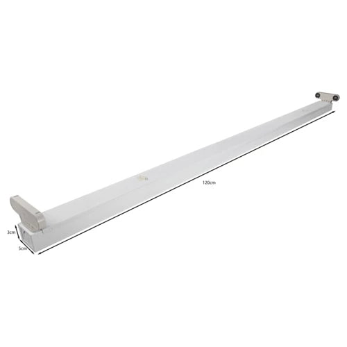 LED TL-Leuchte 120 cm (doppelt) | inkl. 2x LED-Leuchtstoffröhre 18W