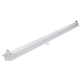 LED TL armatuur T8 150cm IP22 - enkel - afmetingen