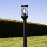 LED Tuinpaal sokkel IP44 80 cm E27 fitting - aansluiting tuinpaal - sfeerfoto1