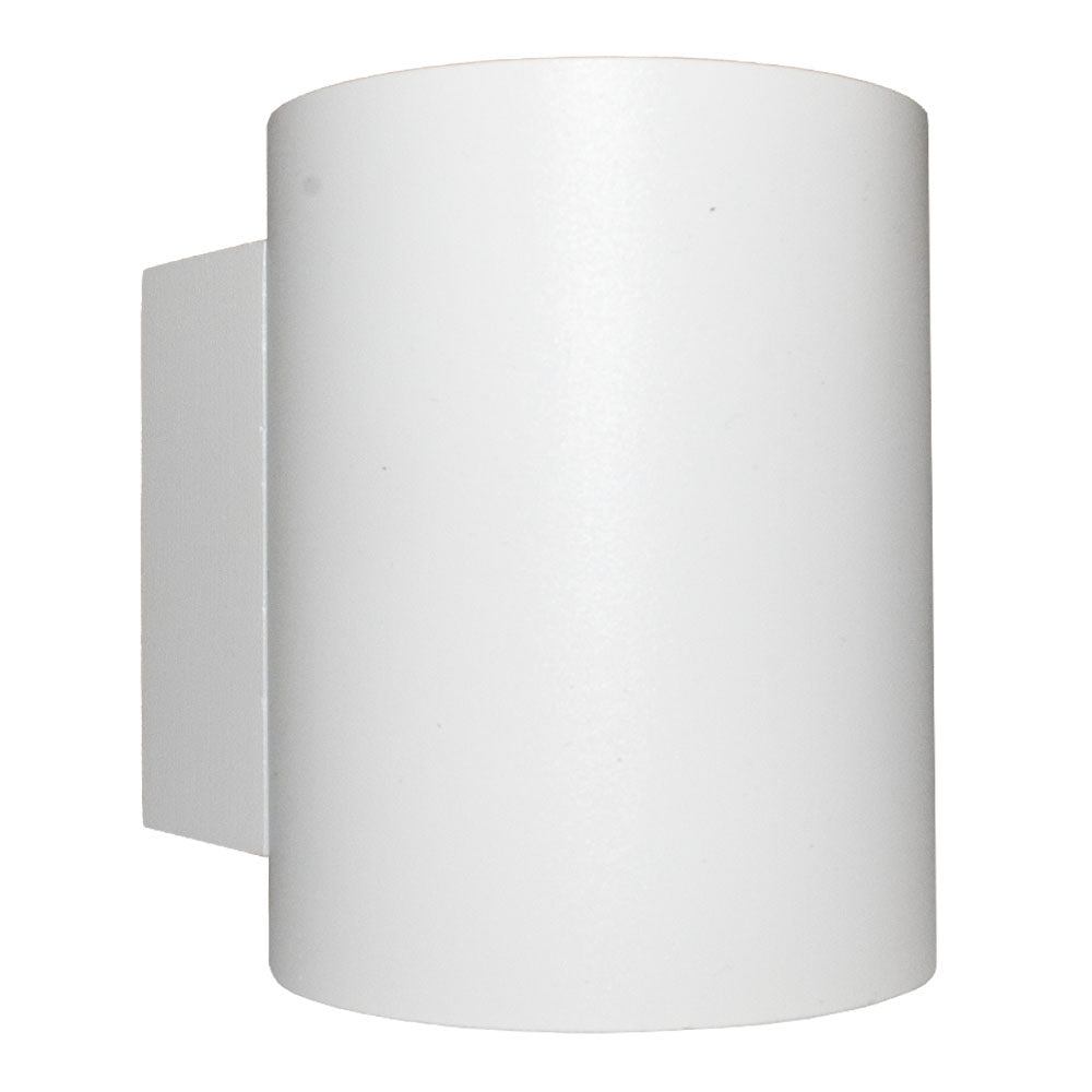 LED Wandlamp zwart Wit Rond G9 fitting - voorkant