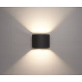 LED Wandlamp | Rond | Zwart | 6 Watt | Dimbaar | 3000K (Warm wit)