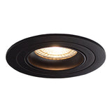 PHILIPS LED-Einbaustrahler Schwarz 4W | Rund | 80mm | Dimmbar