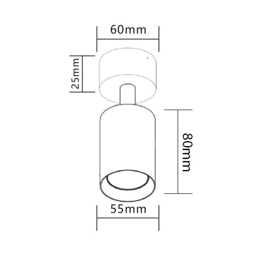 Bundle-Paket | Aufbau-Deckenspot einzeln | weiß | inkl. WLAN-Spot