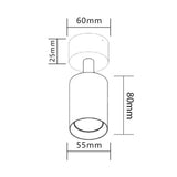 Bundle-Paket | Aufbau-Deckenspot einzeln | weiß | inkl. WLAN-Spot