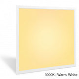 LED paneel lichtkleurindicatie 60x60cm 3000K warm white