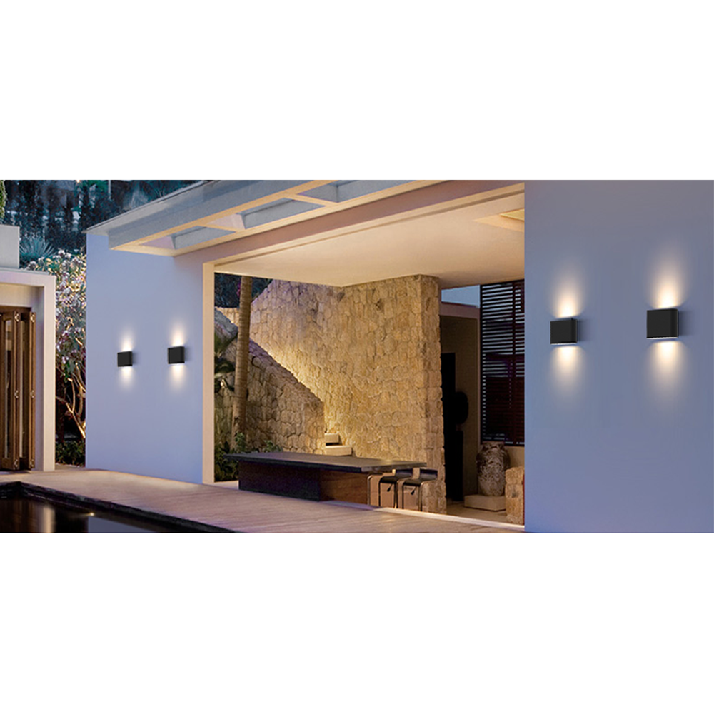 LED Wandlamp zwart | 10 Watt | Dimbaar | CCT| 3000K/4000K/5700K