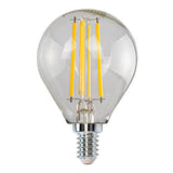 LED Filament bol lamp 4W | Dimbaar | E14 | 2700K - Warm wit - vooraanzicht lamp uit