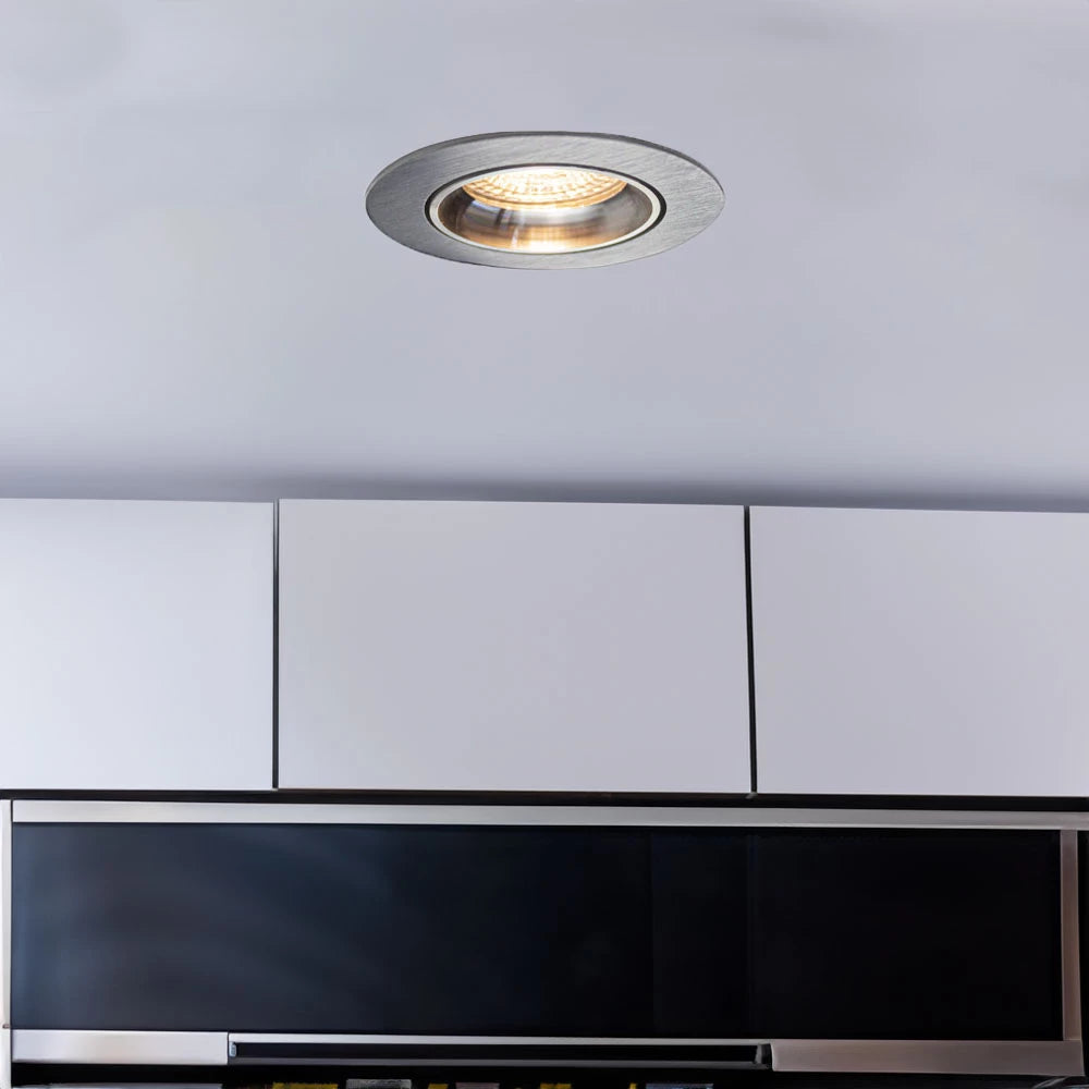 PHILIPS LED-Einbaustrahler Silber 4W | Rund | 73mm | Dimmbar