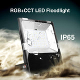 Milight Floodlight - bouwlamp - schijnwerper - 50 watt - RGB + CCT - dimbaar - waterbestendig en slagvast