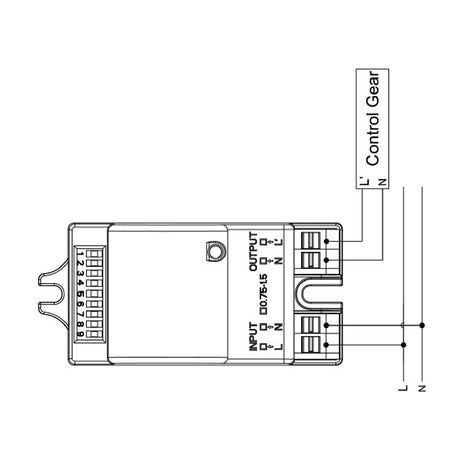 MERRYTEK Bewegings- en Daglichtsensor Schakelaar, 220-240Vac