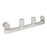 Opbouw plafond spot 4-voudig Modern Wit GU10 fitting - zijkant