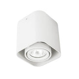 Opbouw spot vierkant gu10 fitting LED dimbaar - vooraanzicht