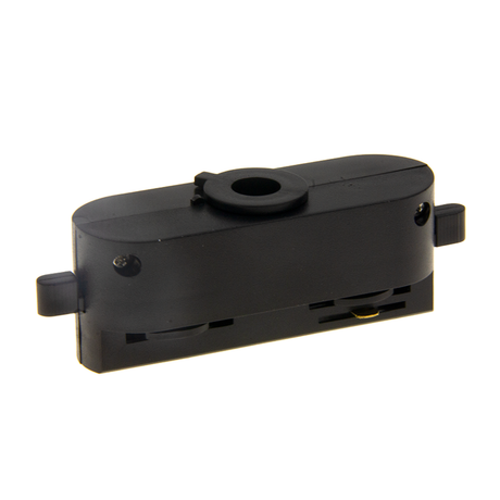 Pendel adapter 1-fase rails - Zwart