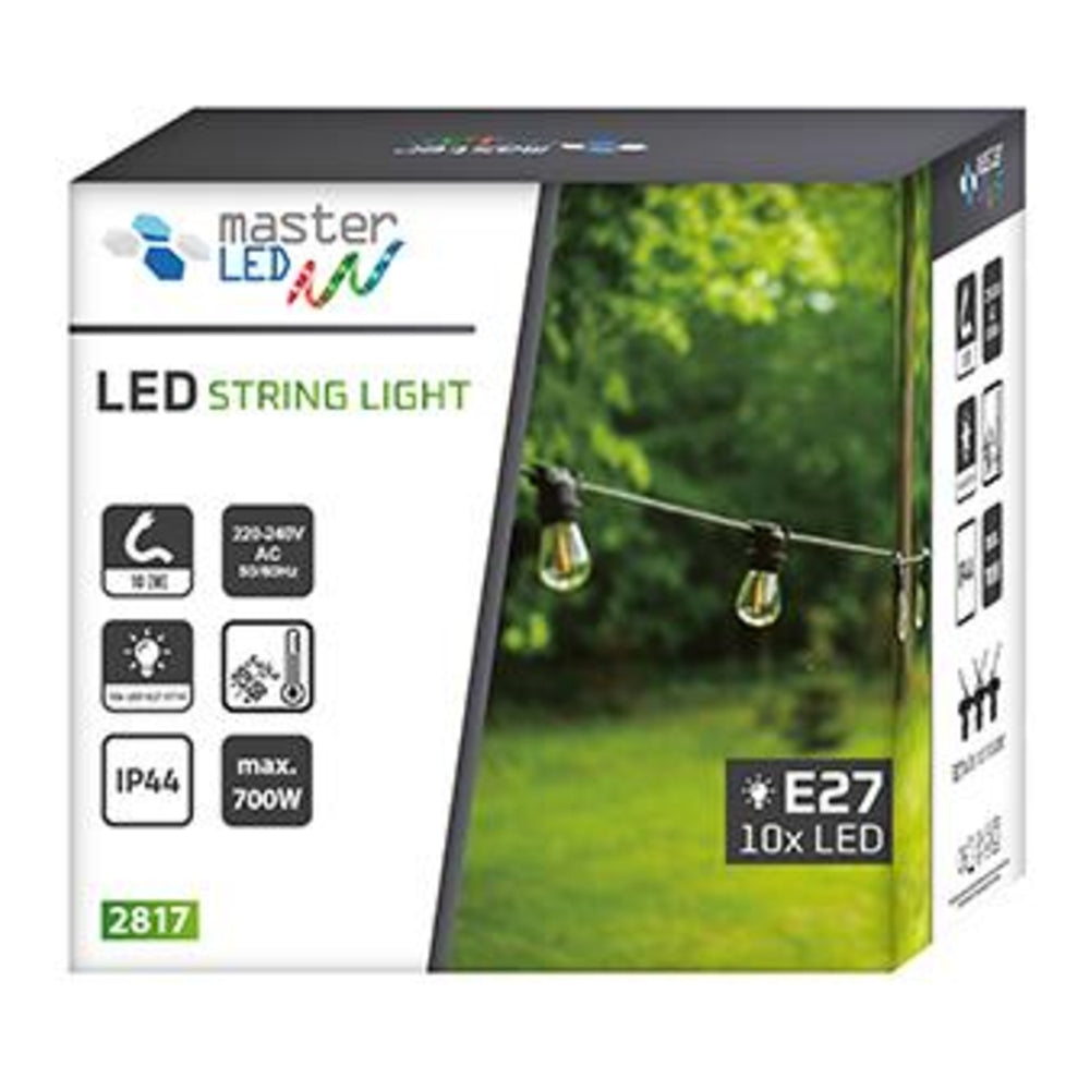 Stiftkabel 15 Meter - für alle E27 LED-Lampen | 15x E27 Fassung