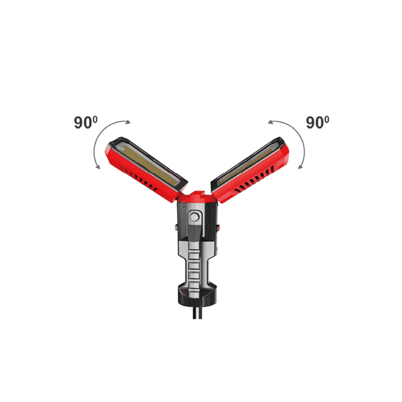 Professionele bouwlamp op statief - 2x 50 watt - CCT-Lichtkleuren - kantelbaar bouwlampen