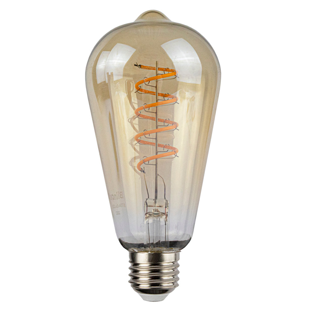 LED Edison filament lamp - St64 - dimbaar - Edison lamp - 2200K