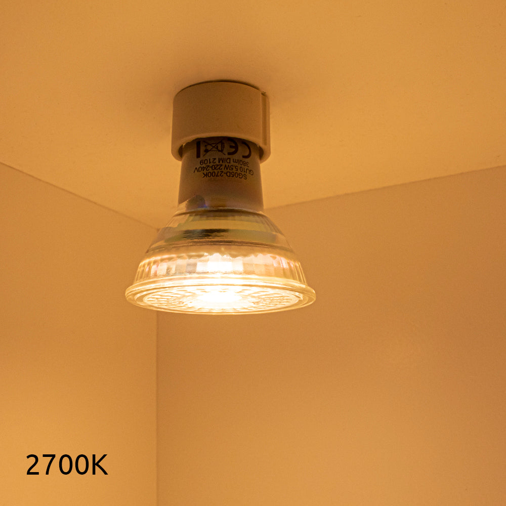 Sfeerfoto SG05D LED Spot gu10 dimbaar - 2700K warm wit