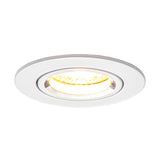 PHILIPS LED-Einbaustrahler rund | 70mm | Weiß | 4W | Dimmbar