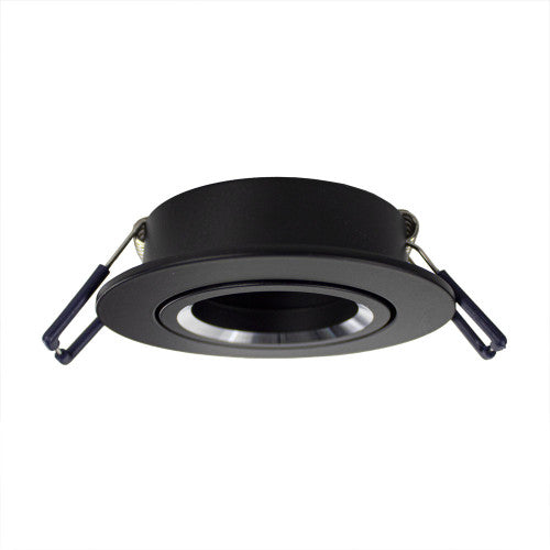 PHILIPS LED-Einbaustrahler rund | 70mm | Schwarz | 4W | Dimmbar