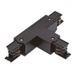 3-Fase Rails T-Vorm interne connector | Zwart | LEFT-2