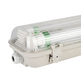 LED TL Armatuur IP65 Waterdicht Voor dubbele LED TL buizen - inclusief buizen