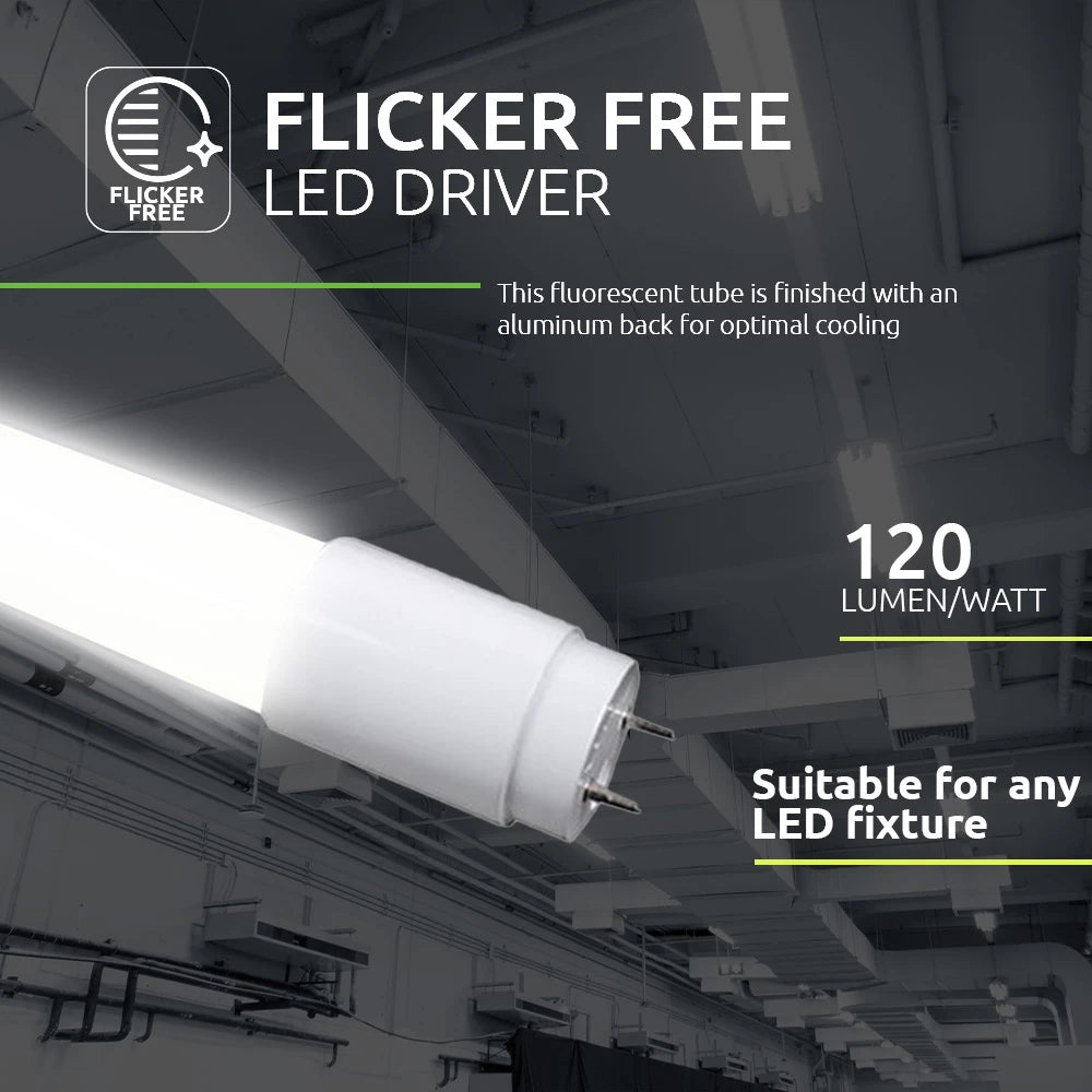 LED-Leuchtstofflampe | 120cm einzeln | IP65 wasserdicht | inkl. LED-Leuchtstoffröhre 18W