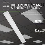 LED Paneel 120x15CM - 25Watt - CCT - 3000K-4000K-5000K- template - high performance