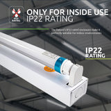 LED-TL-Leuchte 150 cm (einzeln) IP22 | inkl. LED-Leuchtstoffröhre 22W