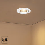 LED Dimbare inbouw spot 5W | Ø70mm | Wit | 3000K