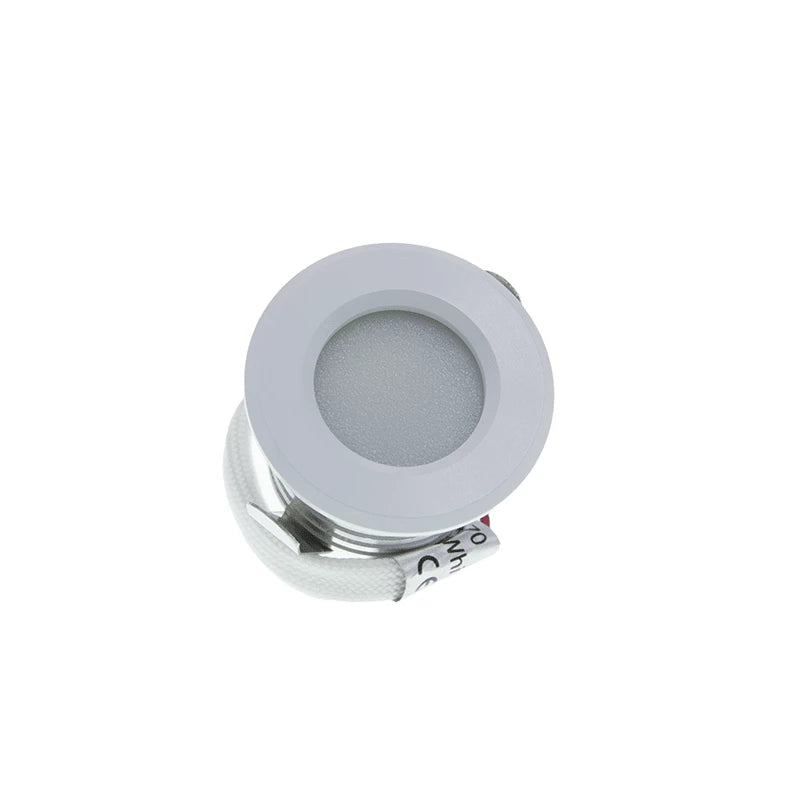 Bündel | LED-Veranda-Einbaustrahler | Ø31mm | 1,5W | Dimmbar – Weiß | 10 Stück