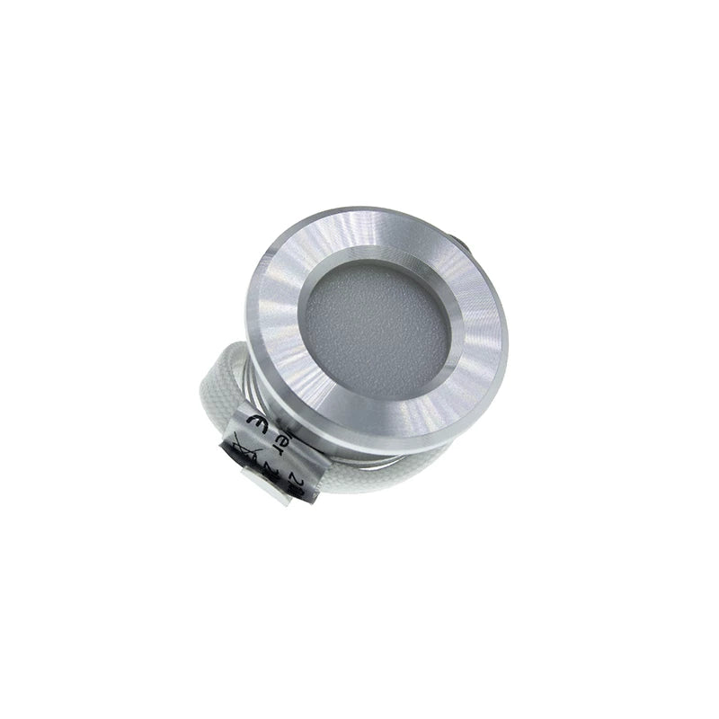 Bündel | LED-Veranda-Einbaustrahler | Ø31mm | 1,5W | Dimmbar - Silber | 10 Stück