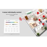 Wandschakelaar draadloos - Milight voor RGB-CCT - bediening schema