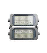 LED bouwlamp grijs waterdicht IP65 - daglicht wit - voorkant