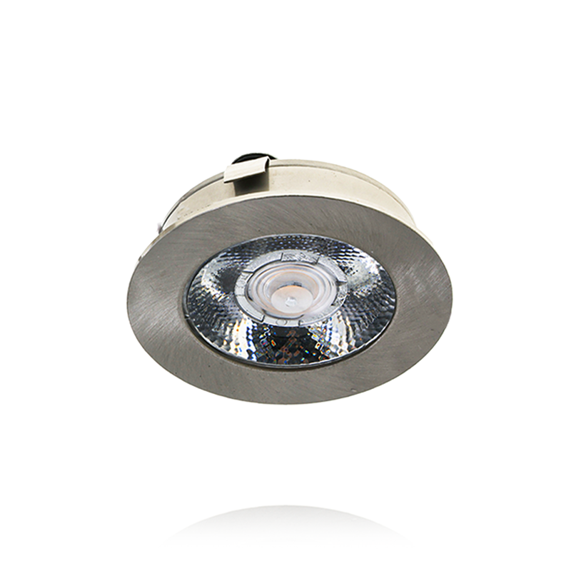 LED Meubelspot Armatuur | 12V | Baston | Ø55mm | Zilver | 3W