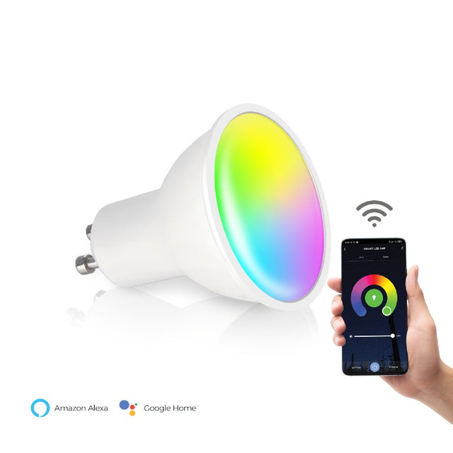 WiFi - smart led spot GU10 - Tuya - smartlife - google home - amazon alexa