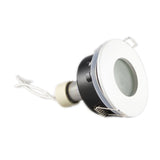 Witte inbouwspots gu10 ip65 waterdicht - liggend armatuur