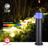 Zigbee smart | Staande Buitenlamp | Smartlife App | 60cm | Rond | RGB + Wit | Sfeer