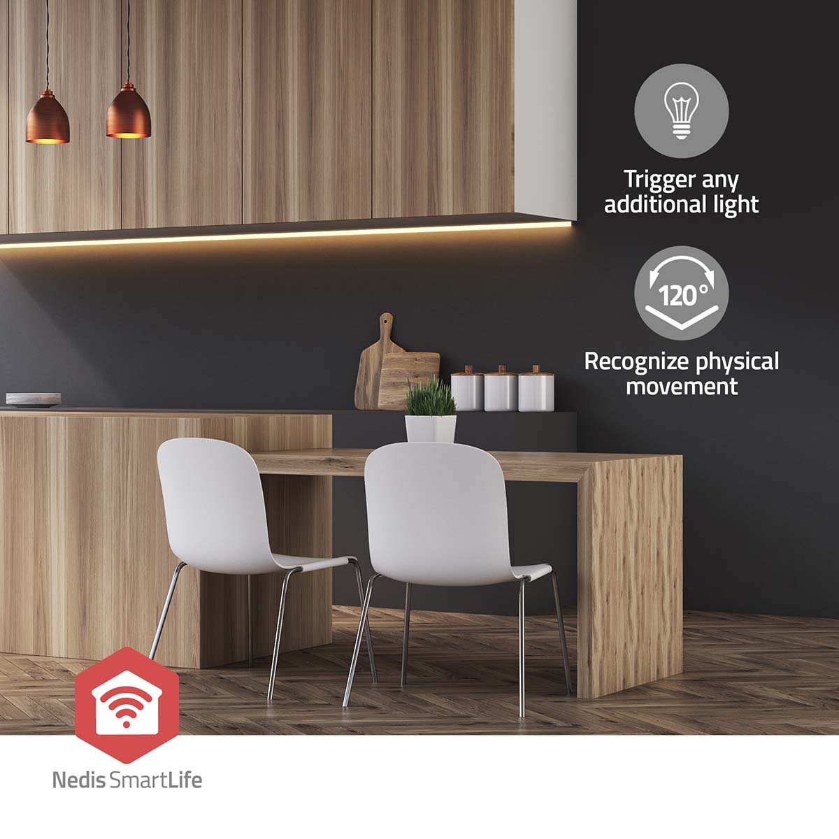 Zigbee 3.0 Smart Bewegingssensor - Wit - Incl. Batterij - sensor 2