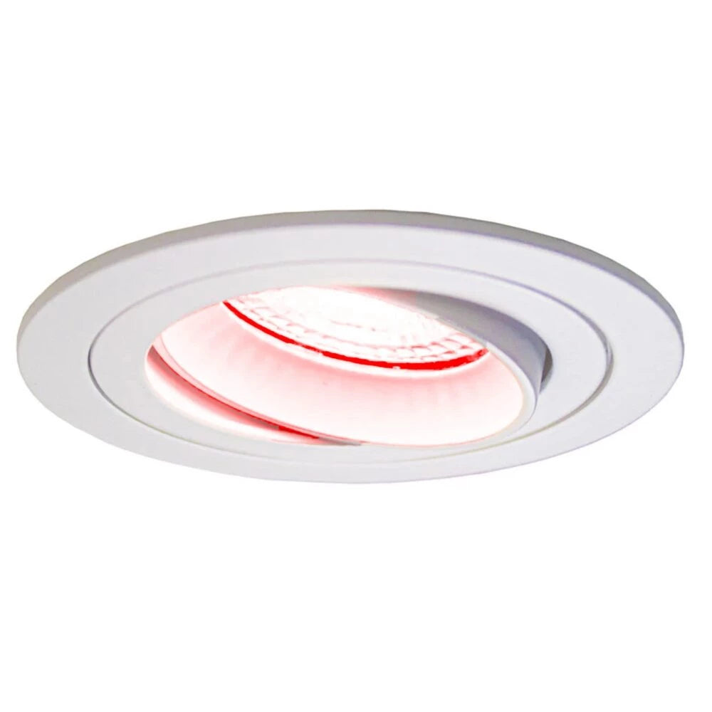 Zigbee smart Einbaustrahler Weiß 4,7W | Rund | 80mm | HUE-kompatibel | RGB-CCT