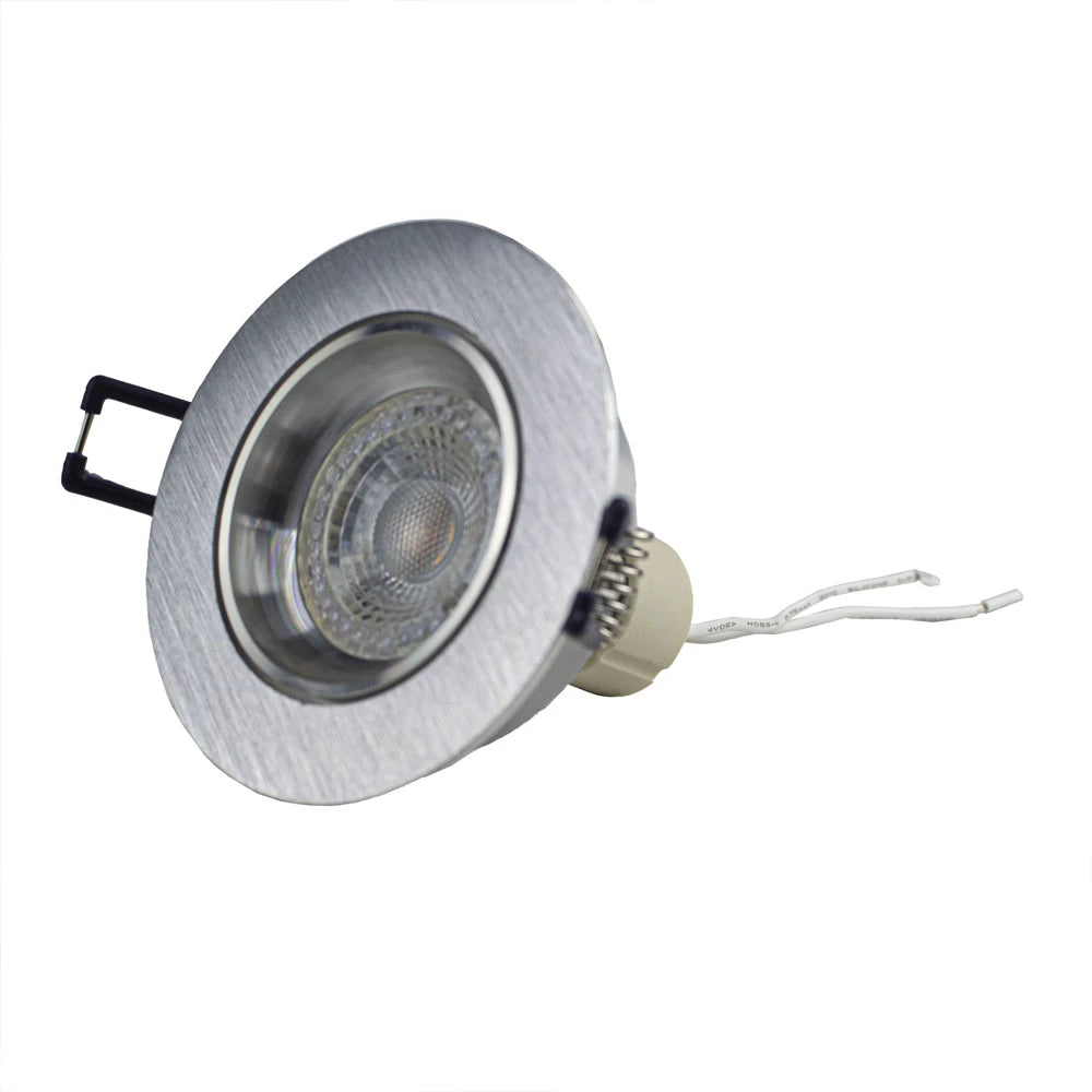 PHILIPS LED-Einbaustrahler Silber 4W | Rund | 73mm | Dimmbar