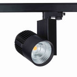 LED moderne railspot zwart 40 Watt - zijkant