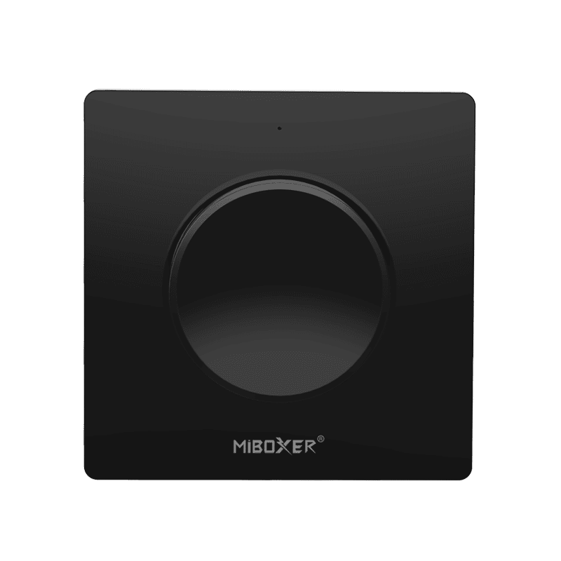 Mi-light | Kabelloser Wanddimmer | Schwarz