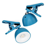 LED Orbi 2,5W 4in1 Schreibtischlampe magnetisch Blau - CCT Lichtfarbe einstellbar | inkl. Klemme, Deckenbefestigung, Schnur